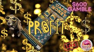 Cash Money Florida Lottery $20 Florida Lottery Scratch off FULL BOOK! $600 Gamble!