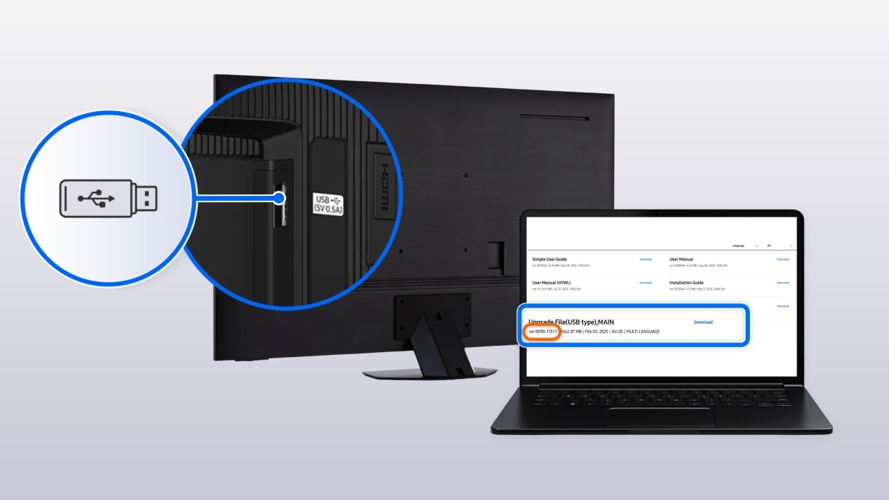 How to update the software on your Samsung TV using a USB flash drive ...
