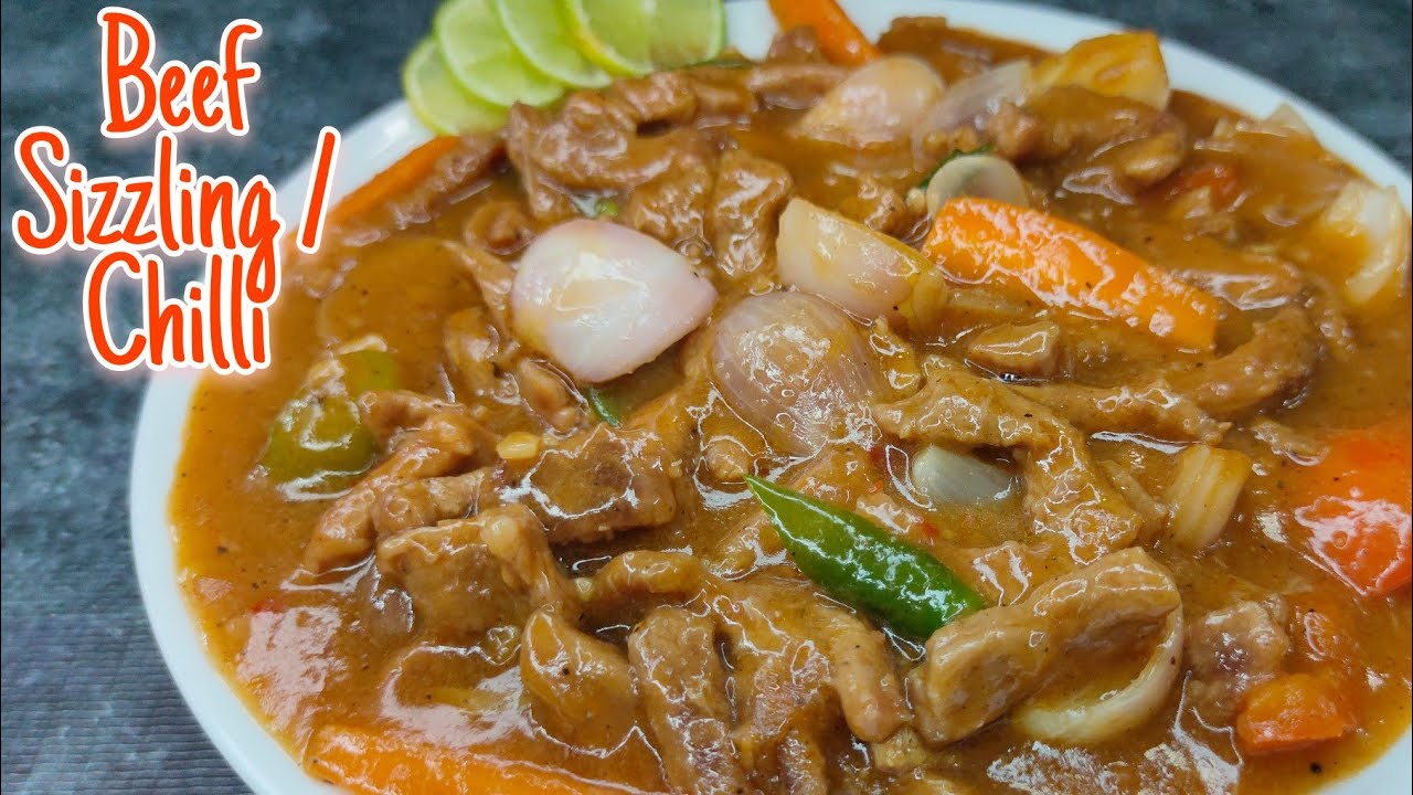 একই রেসিপিতে বিফ সিজলিং এবং বিফ চিলি তৈরি করার সহজ টিপস। Beef Sizzling Recipe। Beef Chilli Recipe।