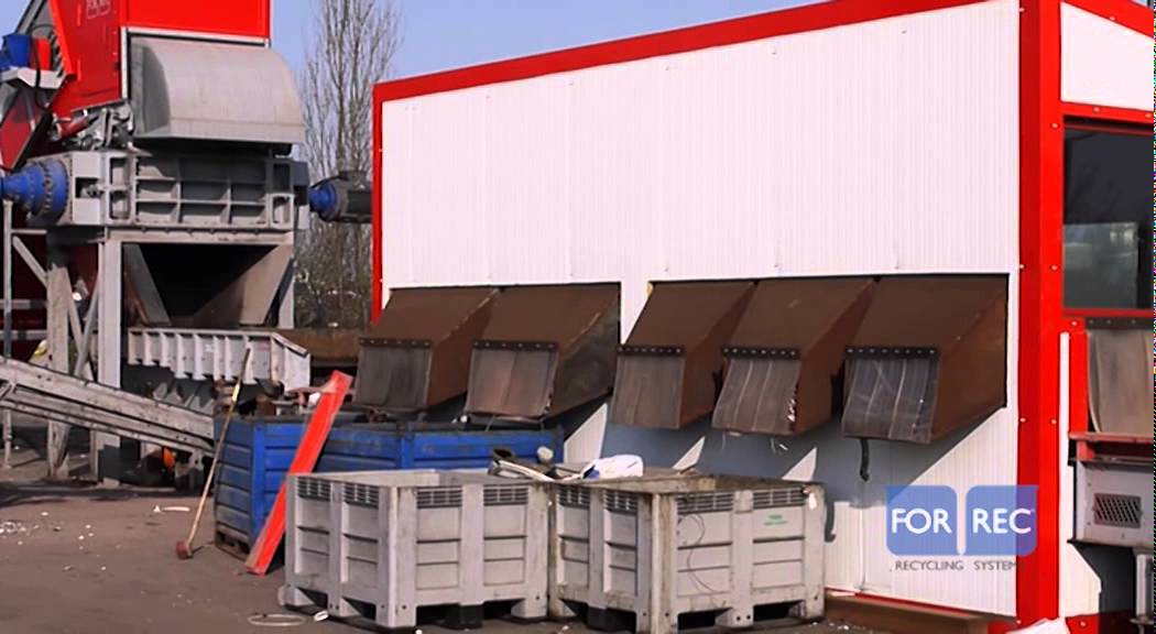 Washing machines shredder