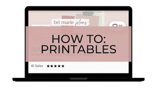 How to Print and Cut Printable Stickers from Etsy! | Cut with a Cricut Machine or By Hand