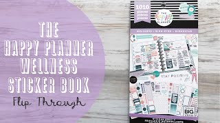 Wellness Sticker Book Flip Through | The Happy Planner®