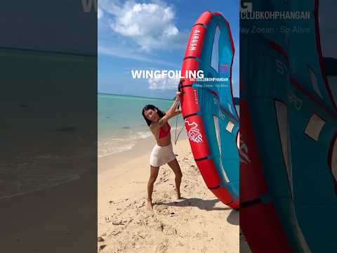 Wingfoil Beginner Lessons #wingfoil #thailand #kohphangan #travel #tourism #kitesurfing
