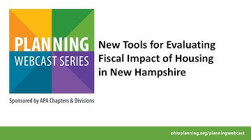 New Tools for Evaluating Fiscal Impact of Housing in New Hampshire