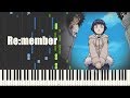 Naruto Opening 8 - Re:member (Piano Synthesia)