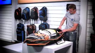 Prolimit Kitesurf Twin Tip Combo Board Bag - Sac Voyage Léger Noir Orange Pour Kite