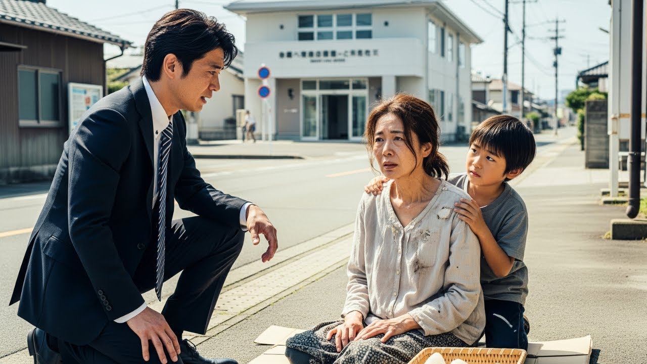 1万円でおにぎりを買ったら、売っていたのは12年前に捨てた盲目の元カノだった…隣にいた息子の顔を見て全てを察した