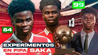 SIMULO LA CARRERA DE BUKAYO SAKA EN FIFA 23 Y ES EL MEJOR INGLÉS DE LA HISTORIA