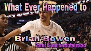 What Ever Happened To Brian Bowen