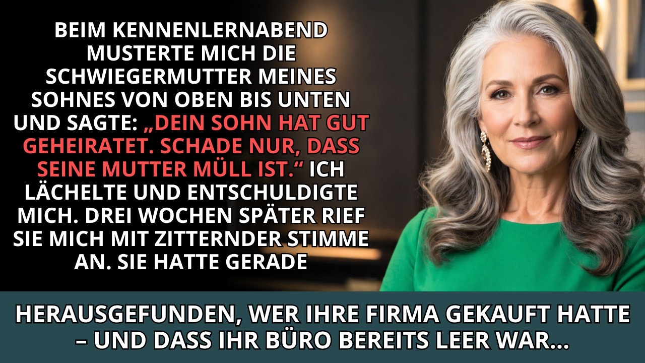 „Solcher Müll gehört eigentlich nicht an einen Familientisch.“ Der Satz fiel bei Rinderrouladen und Rotkohl, mitten in Hamburg, und ich lächelte nur, während mein Enkel Emil neben mir plötzlich...