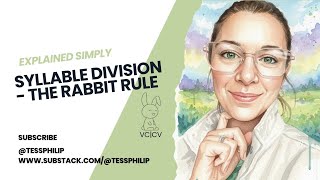 Syllable Division - The Rabbit Rule. Simply explained for parents. 