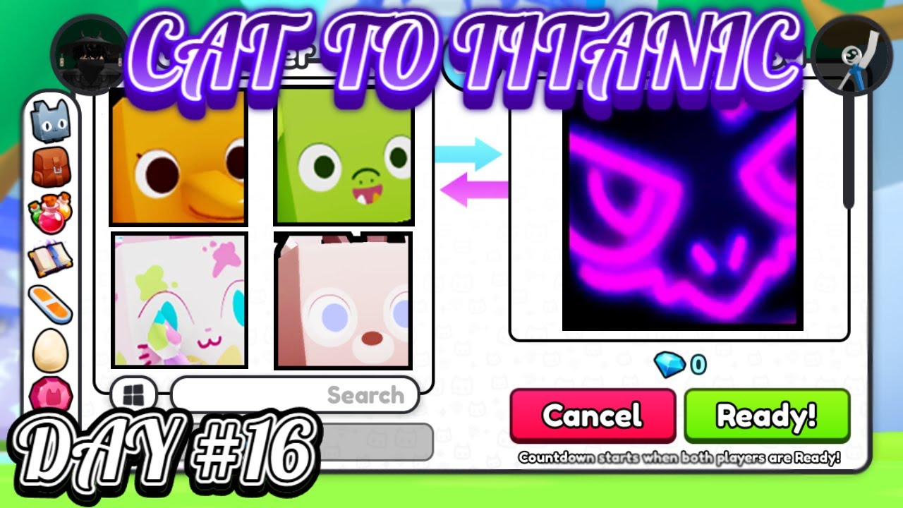 Pet Simulator Inflation Cat To Titanic (Day16) Inflation Is Crazy 😱 40m profit 🔥 (Pet Simulator ...
