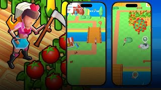 [유튜브게임] 팜 랜드 🌾🚜 빈티지 Farm Land! 농장 운영의 즐거운 시작🌽💰 간단 컨트롤, 누구나 끝까지 즐길 수 있어요!👩‍🌾🌻|Farm Land screenshot 1