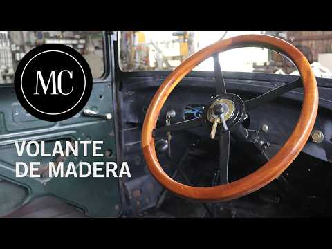 Hice mi volante de madera!!