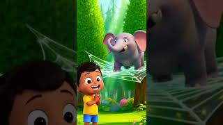 Ek Mota Hathi Ghoomne Gaya | Funny Elephant 🐘 Classic Rhymes #ekmotahathi #elephantrhyme #preschool