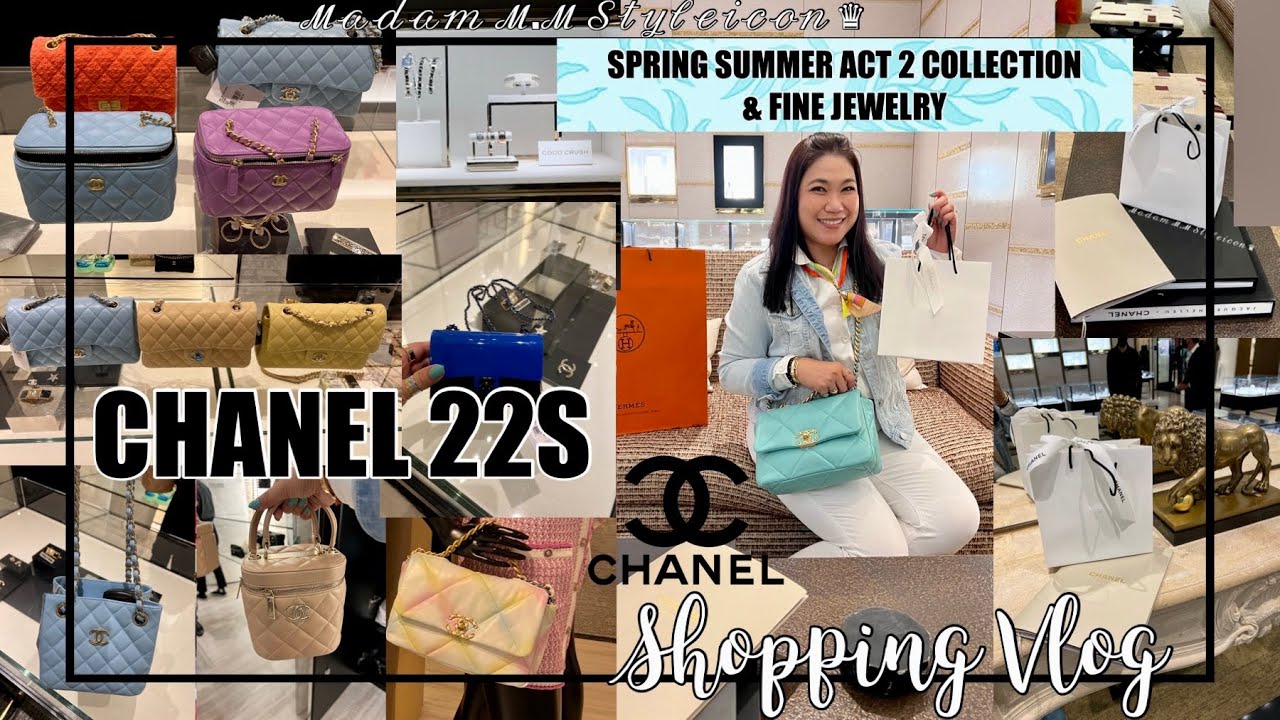 CHANEL 22S SPRING SUMMER 2022 ACT 2 COLLECTION + FINE JEWELRY *SHOPPING ...