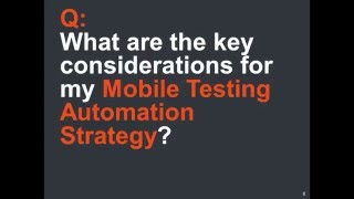 Webinar: 5 Keys to Your Best Automated Testing Strategy