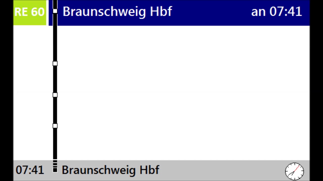 [Westfalenbahn] Ansagen RE60 Braunschweig Hbf - Rheine