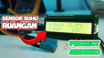Tutorial Menggunakan Sensor DHT11 dan menampilkan LCD i2c 2x16 dengan Arduino