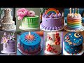 3D flower🌹 Birthday Cake designs | Bold Colour Minimal Fondant cakes | Elegant candle Cake designs
