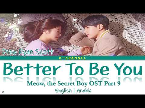 Better To Be You - Drew Ryan Scott | Meow the Secret Boy 어서와 OST Part 9 | English/Arabic Lyrics