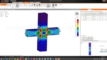 Design a Steel to steel connections  using  software IDEA StatiCa