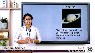 Grade 4 General Science Chapter 10 Class 4 The outer planets Jupiter, Saturn, Uranus and Neptune