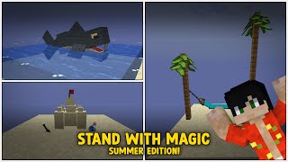 10 Summer Builds Idea using Minecraft Armor stands - Stand with Magic
