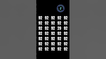 Only 1% Can Find the Odd Number Out! 🔍