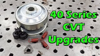 How to Make Your Go Kart Launch Harder ~ 40 Series CVT/ Torque Converter Upgrade
