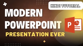 Modern Presentation Design in PowerPoint | Presentation Design Animation Tutorial