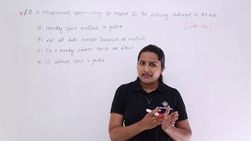 Interfacing  GATE Problem 1