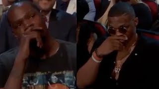 Kevin Durant & Russell Westbrook Aint Feeling Payton Mannings Jokes At ESPYS