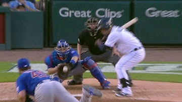 CHC@DET: Arrieta strikes out Iglesias to escape jam