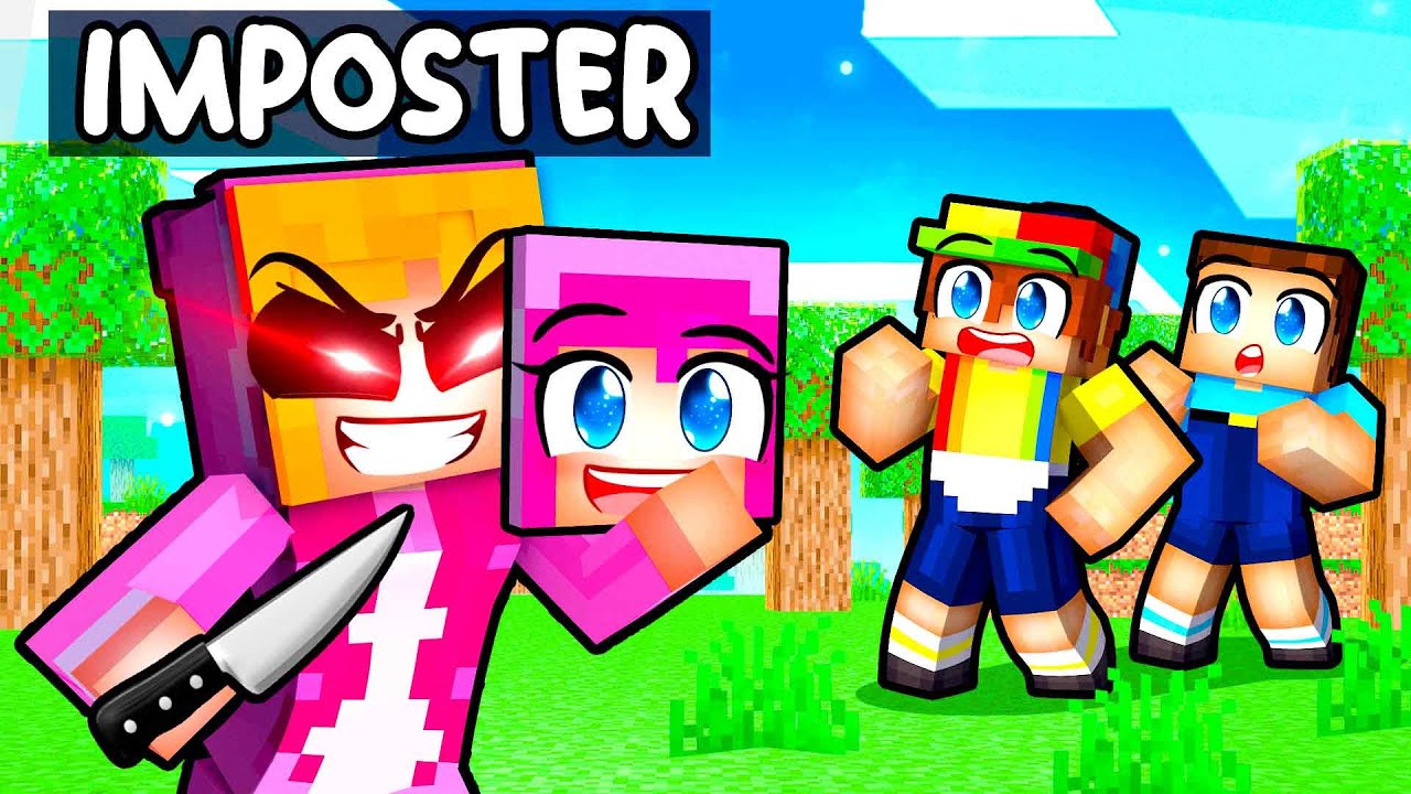 There’s an IMPOSTOR Crazy Fan Girl In Minecraft!