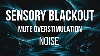 Sensory Blackout | Instant Relief for Overstimulated Brain | Deep Sleep & ADHD Calm | Black Screen