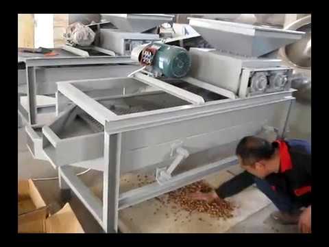 ნუშის გასასუფთავებელი დანადგარი