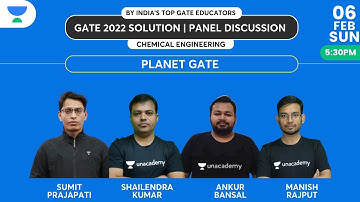 Chemical Engineering GATE 2022 Solution Discussion | By India