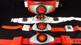 爆音注意!!! 仮面ライダー 新旧1号 変身ベルト コレクション ポピー CSコンセレ レジェンド 昭和ライダー Kamen Rider 1go Henshin belt