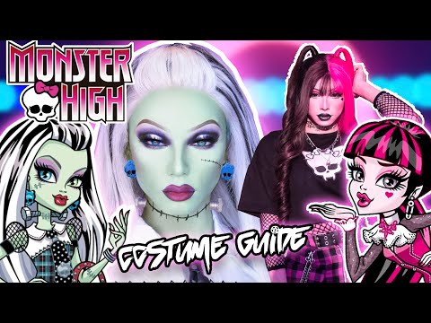 Dressing like 5 MONSTER HIGH doll characters : Outfit guide