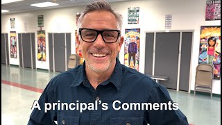 Comments from Golden Elementary School principal