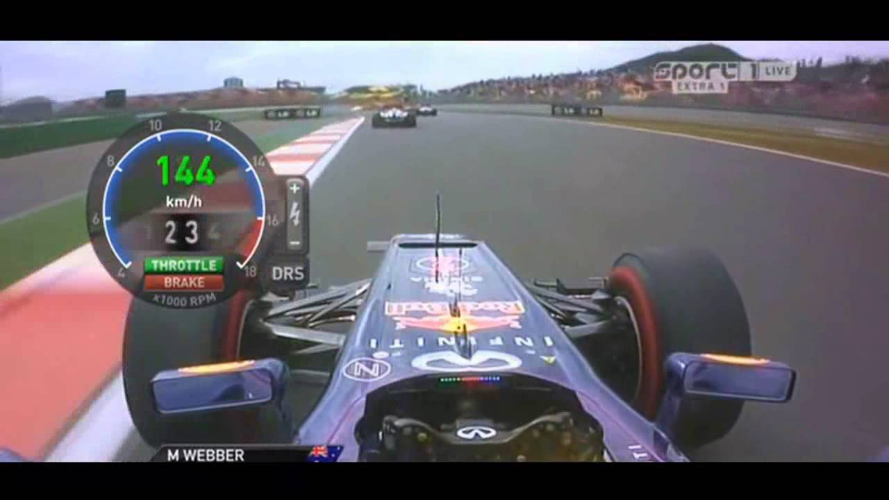 F1 2013 - Webber Onboard Start Korea