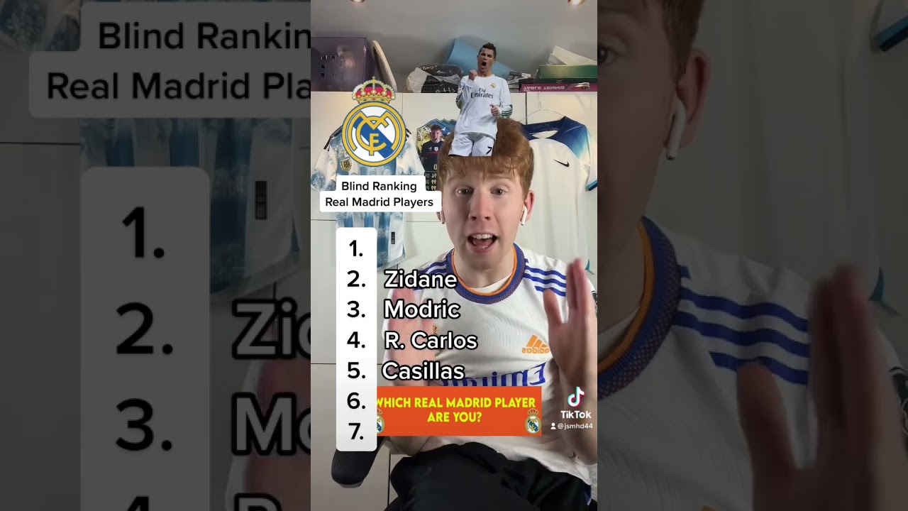 Blind ranking Real Madrid players and legends 🧐 