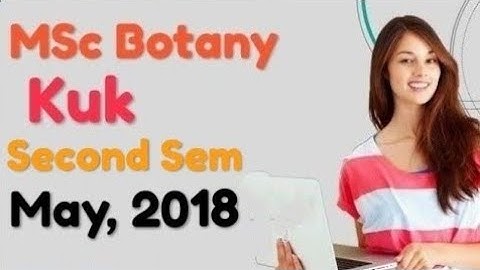 MSc Botany Kuk Second Sem