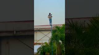 Outdoor CCTV Camera Installation | Waterproof Setup#cctvinstallation #trendingshorts