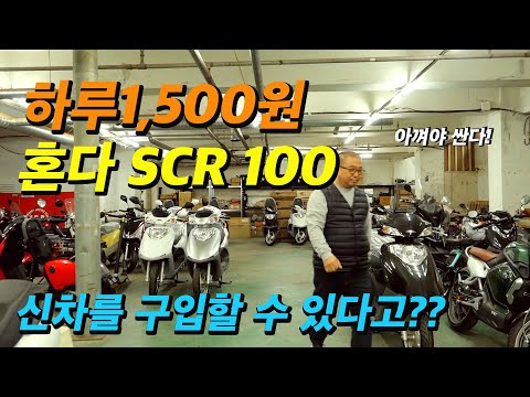 아껴야 <strong>싼다</strong> 1탄! 혼다 스쿠터 SCR100 장기 할부로 구매를 해보자!  하루 1,500원씩이면 충분히 새차를 구입할 수 있다! SOHC와 DOHC엔진을 간략하게 알아보자!