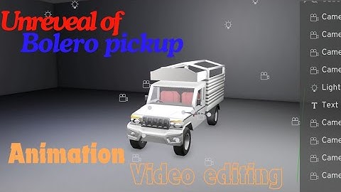 Create a Bolero Pickup animation #prisma3dtoturial  #prisma3d