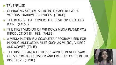 COMPUTER CHAPTER  - 3  (WINDOW 7) SOLUTION CLASS-6 (CBSE)