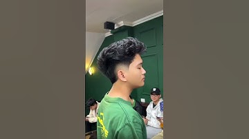 Messy Quiff x Burst Fade biến thành HOT BOY chất chơi | TIM BARBERSHOP