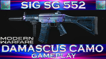 Modern Warfare SIG SG 552 (GRAU 5.56) Damascus Camo Gameplay